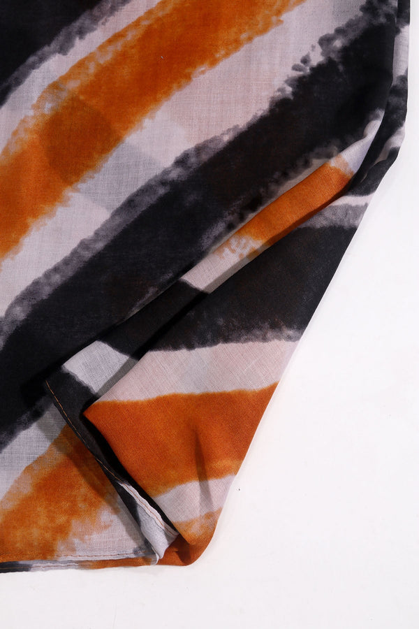 Carraig Donn Orange Zebra Print Scarf