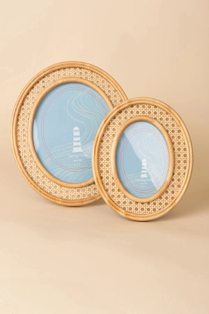 Carraig Donn Oval Rattan Frame 8X10