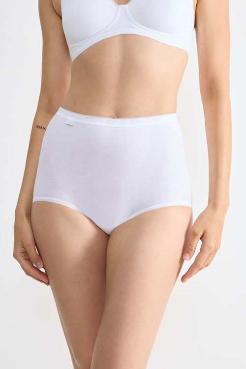 Pack of 4 Basic White Maxi Breifs
