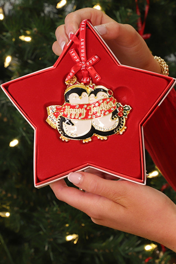 Carraig Donn Penguins Happy Together Tree Decoration