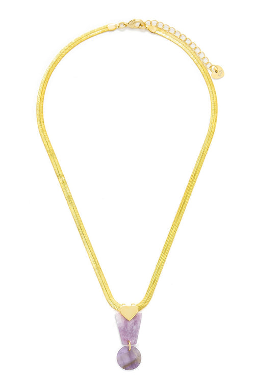 Phosphosiderite Semi Precious Stone Necklace