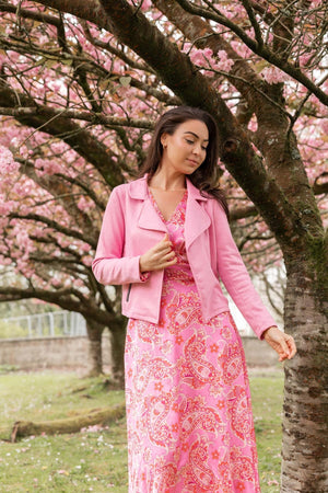 Carraig Donn Pink Alina Midi Dress