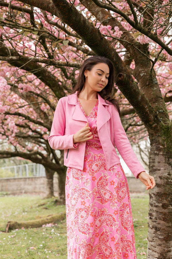 Carraig Donn Pink Alina Midi Dress