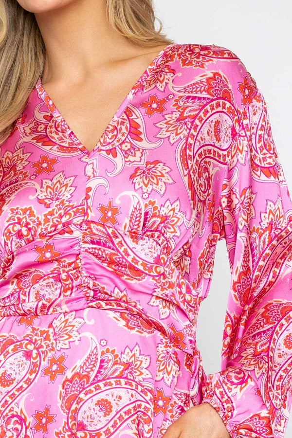 Carraig Donn Pink Alina Midi Dress