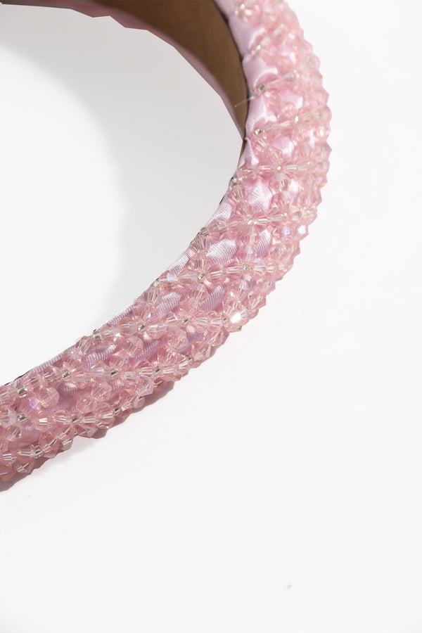 Carraig Donn Pink Beaded Headband