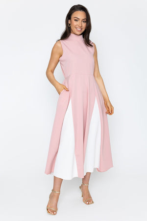 Carraig Donn Pink Beatrice Midi Dress