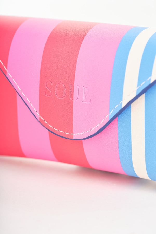 Carraig Donn Pink & Blue Sunglasses Case