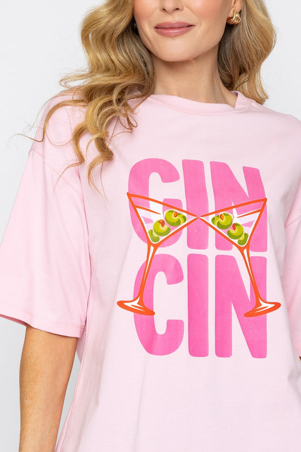 Carraig Donn Pink Boxy T-Shirt