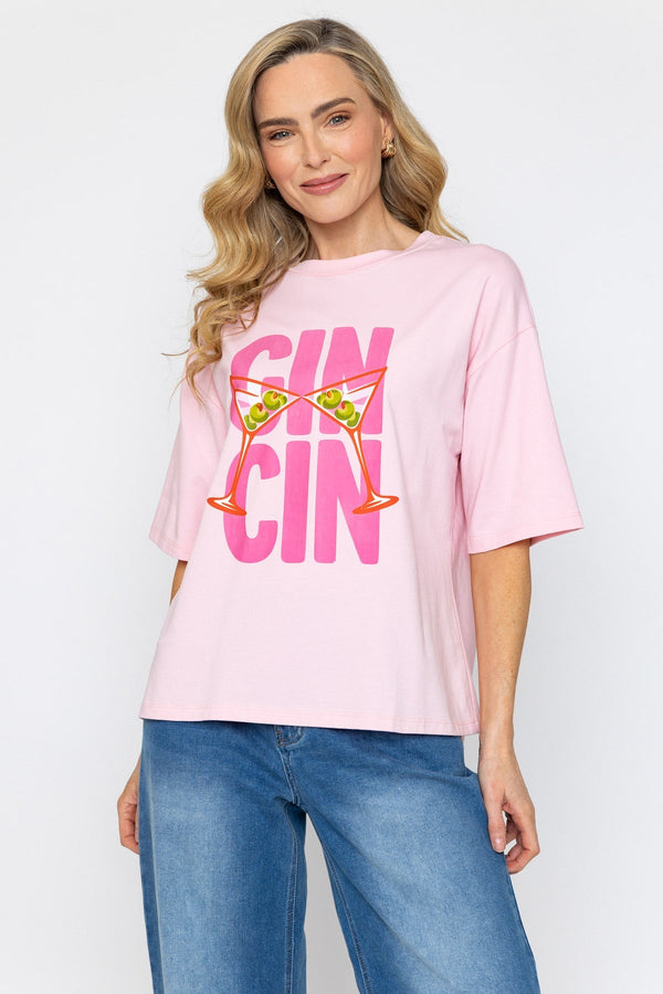Carraig Donn Pink Boxy T-Shirt