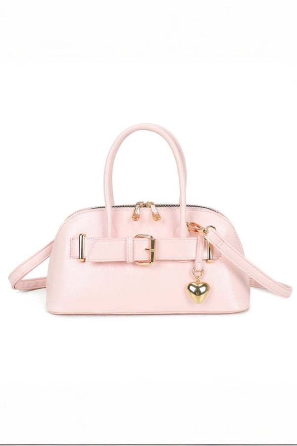 Carraig Donn Pink Buckle Detail Bowling Bag