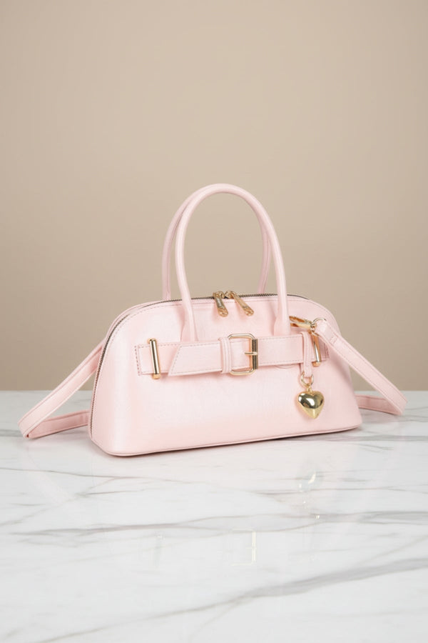 Carraig Donn Pink Buckle Detail Bowling Bag