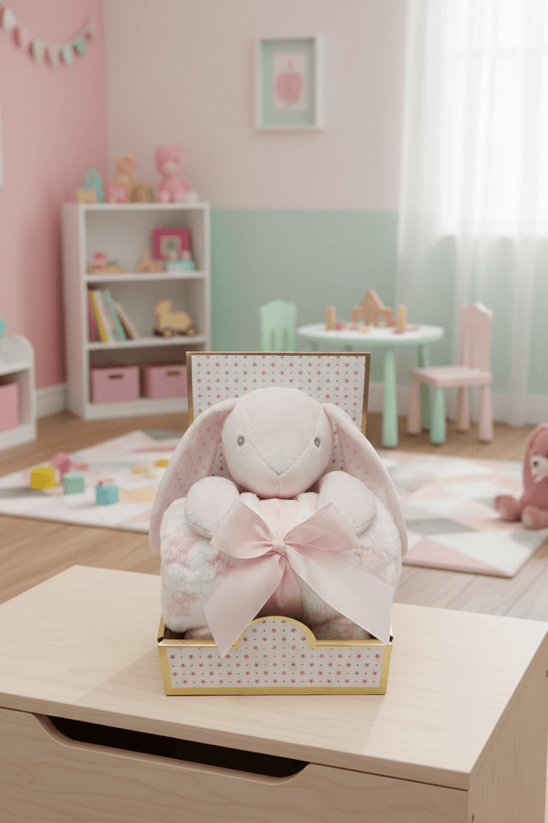 Carraig Donn Pink Bunny With Blanket