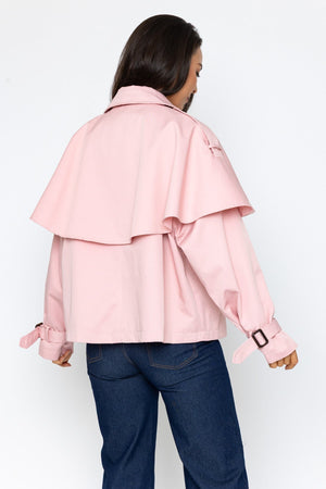 Carraig Donn Pink Cape Jacket