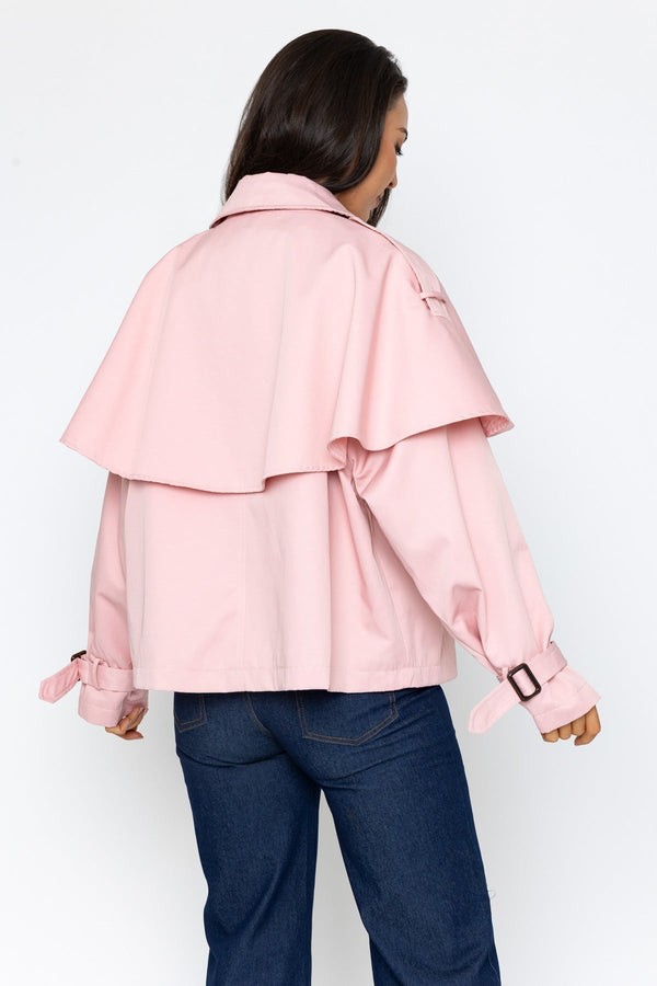 Carraig Donn Pink Cape Jacket