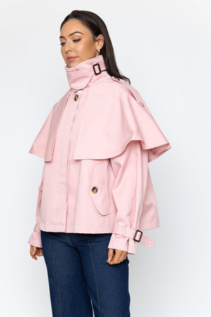 Carraig Donn Pink Cape Jacket
