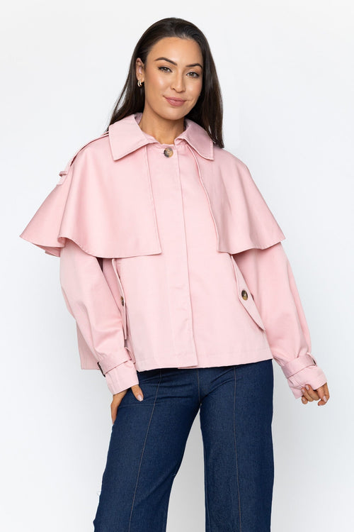 Pink Cape Jacket