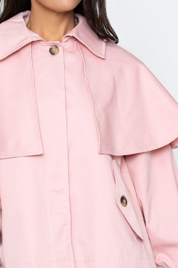 Carraig Donn Pink Cape Jacket