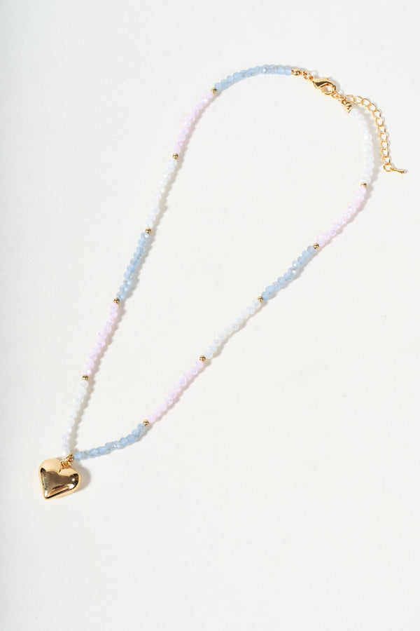 Carraig Donn Pink Crystal Beaded Necklace