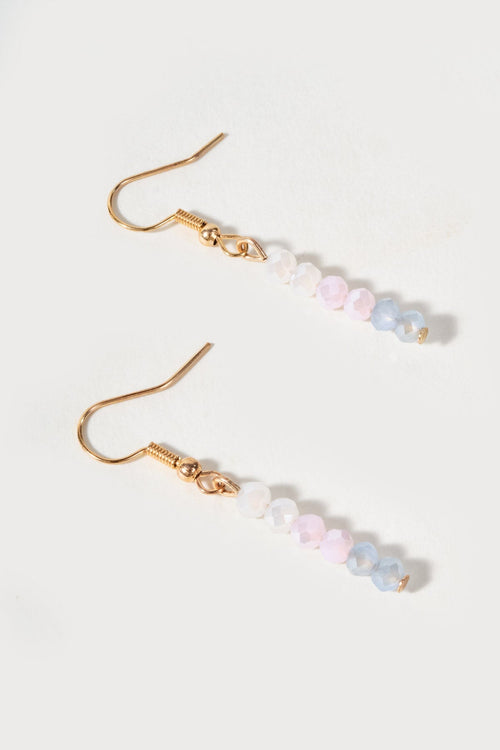 Pink Crystal Earrings