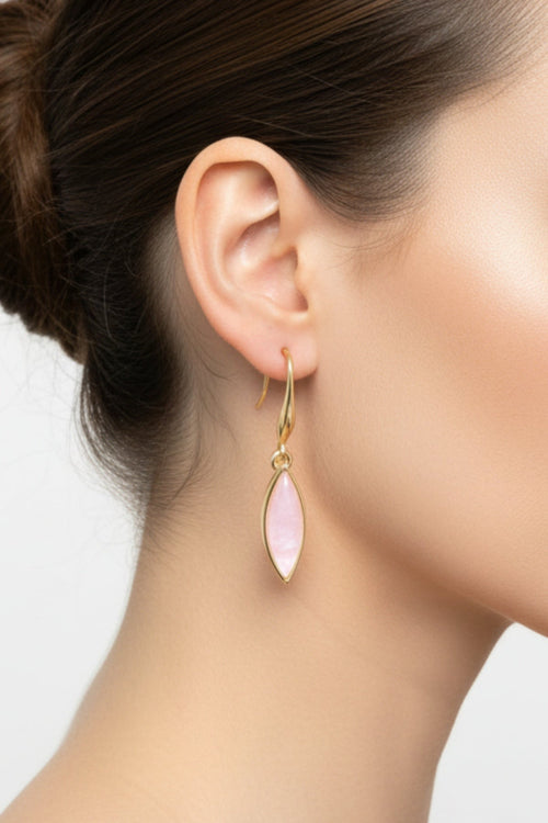 Pink Drop Earrings