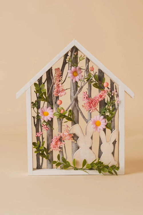 Pink Easter House Standing