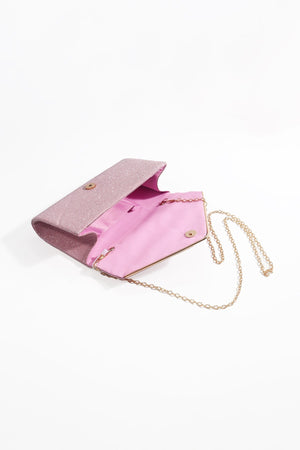 Carraig Donn Pink Envelope Clutch Bag