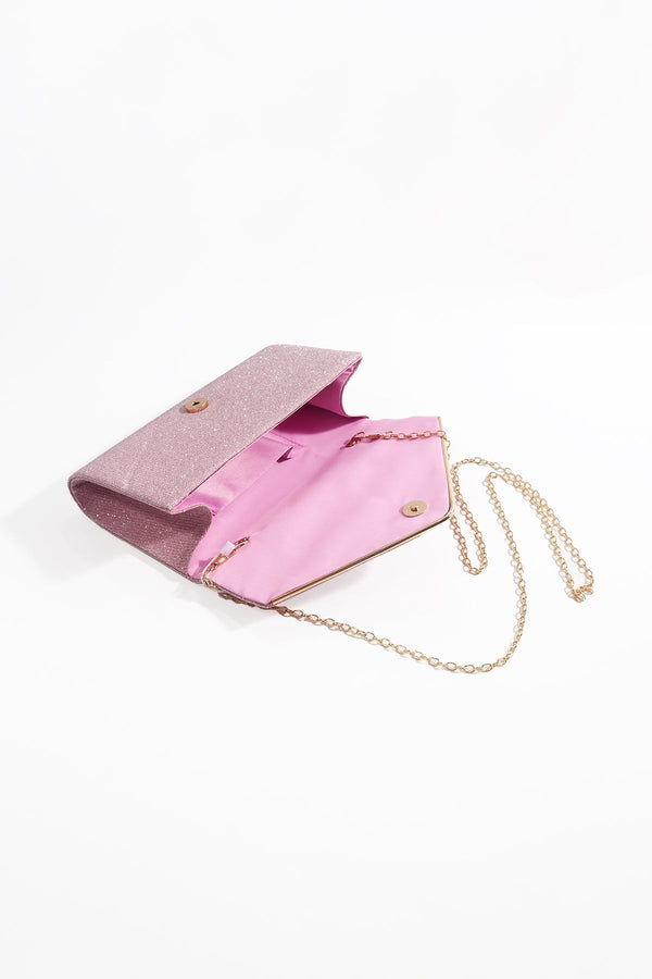 Carraig Donn Pink Envelope Clutch Bag
