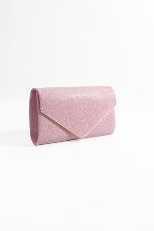 Carraig Donn Pink Envelope Clutch Bag