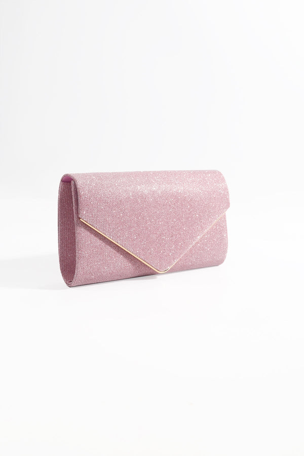 Carraig Donn Pink Envelope Clutch Bag