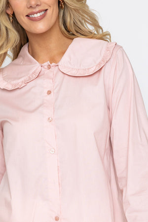 Carraig Donn Pink Frill Collar Shirt