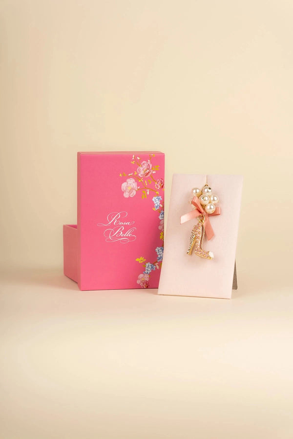 Carraig Donn Pink Heel Shaped Keyring