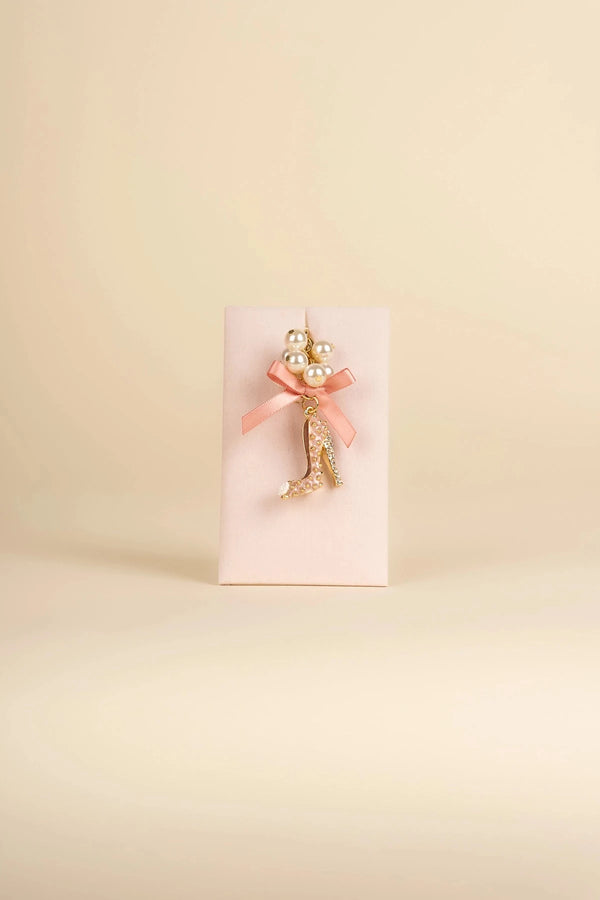 Carraig Donn Pink Heel Shaped Keyring