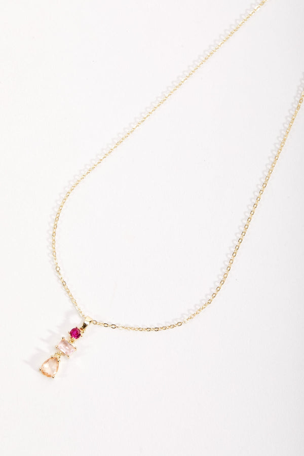 Carraig Donn Pink Jewel Necklace