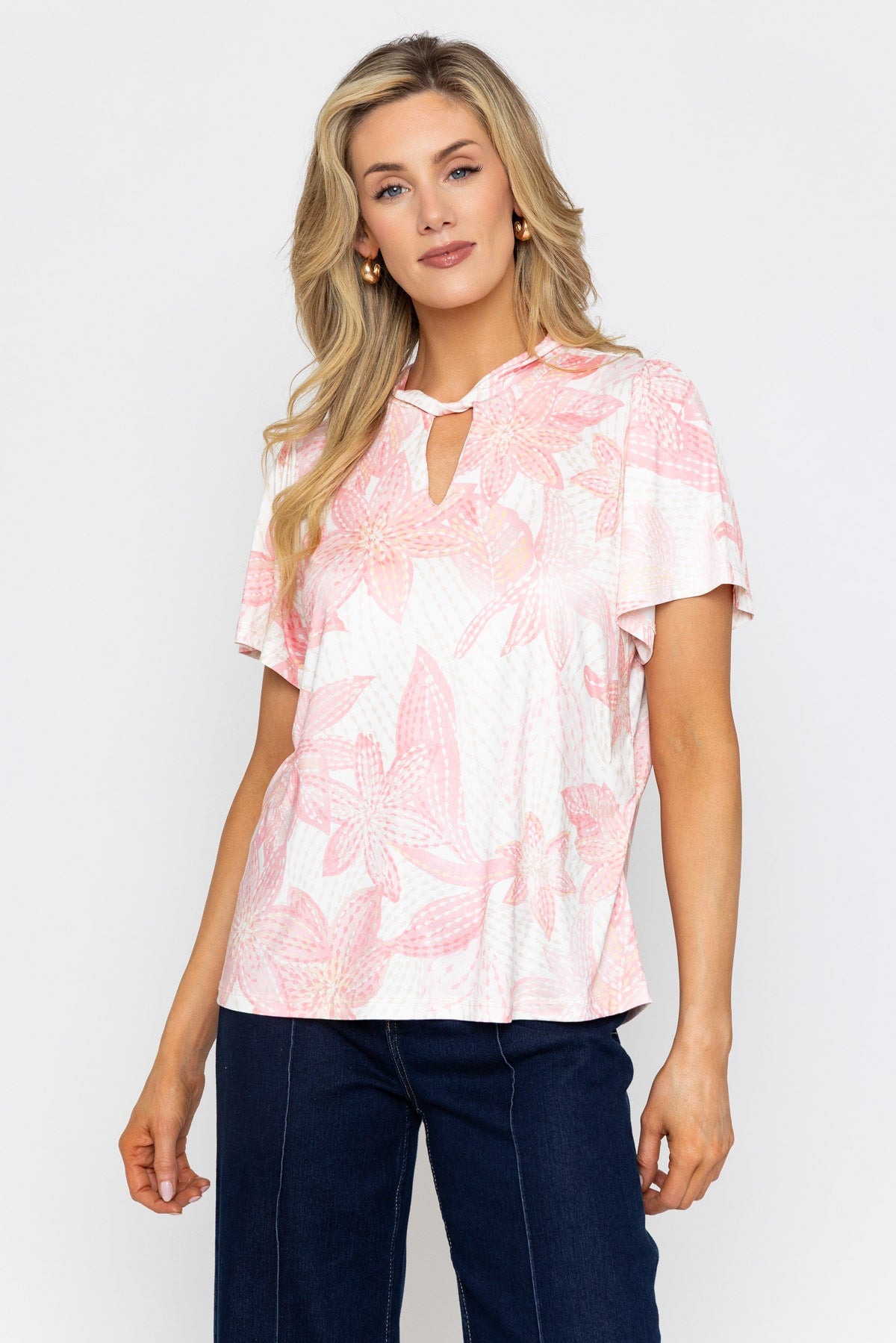Pink Lily Short Sleeve Top