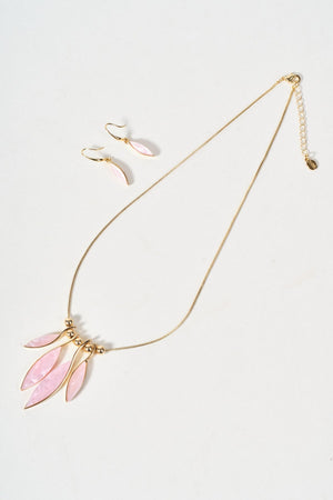 Carraig Donn Pink Multi Drop Necklace