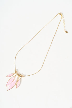 Carraig Donn Pink Multi Drop Necklace