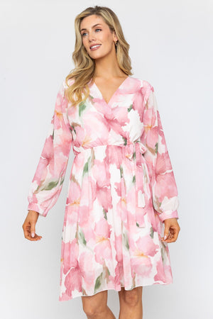 Carraig Donn Pink Natalie Knee Length Dress