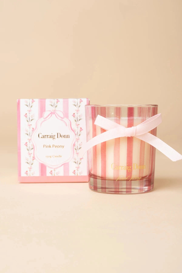 Carraig Donn Pink Peony Candle