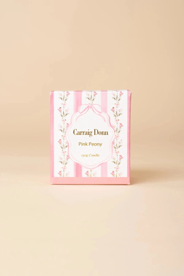 Carraig Donn Pink Peony Candle