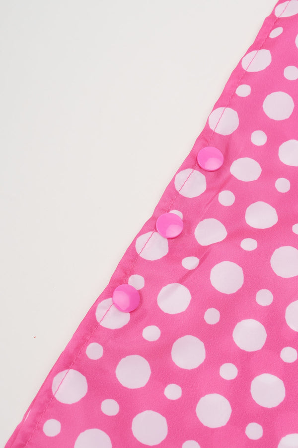 Carraig Donn Pink Polka Dot Rain Poncho