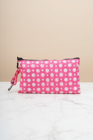 Carraig Donn Pink Polka Dot Rain Poncho
