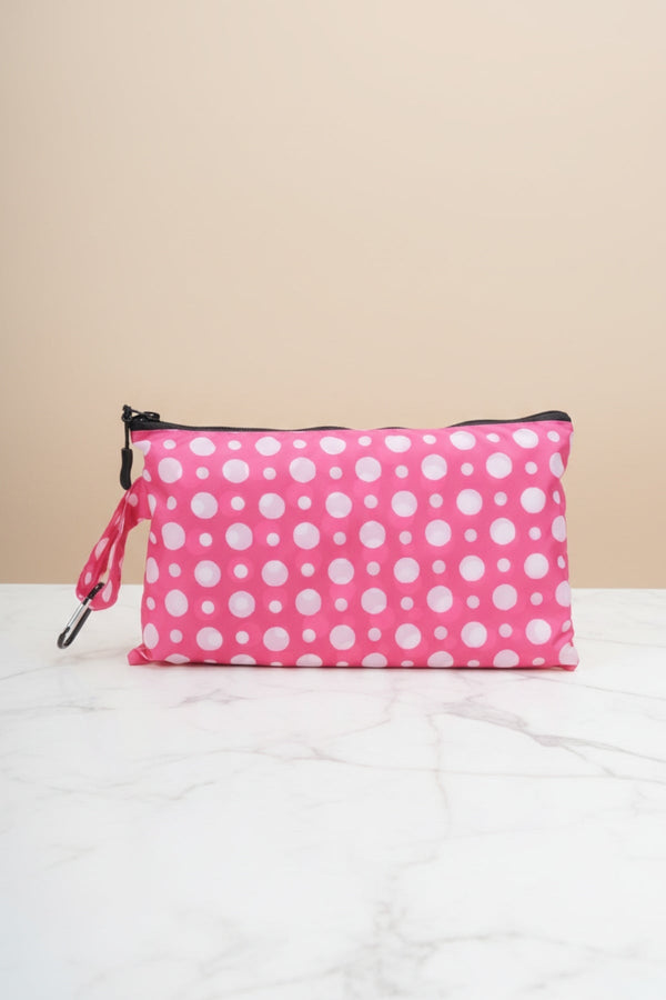Carraig Donn Pink Polka Dot Rain Poncho