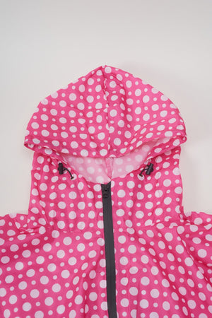 Carraig Donn Pink Polka Dot Rain Poncho