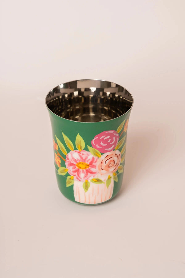 Carraig Donn Pink Posy Beaker
