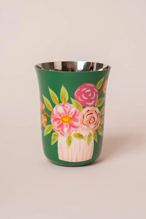 Carraig Donn Pink Posy Beaker