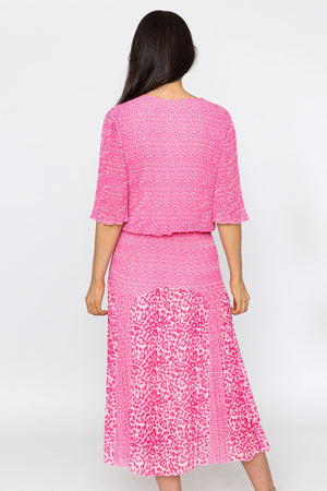 Carraig Donn Pink Printed Michaela Dress