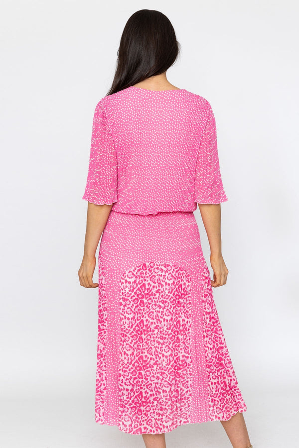Carraig Donn Pink Printed Michaela Dress