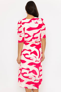 Carraig Donn Pink Printed Michaela Dress