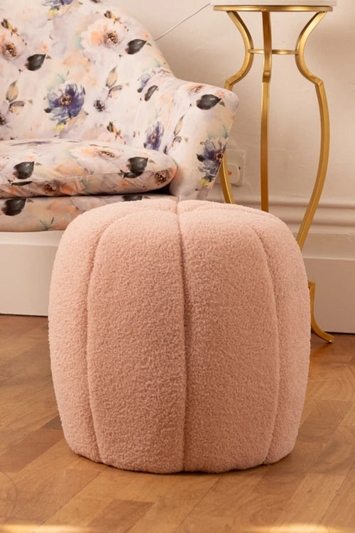 Pink Pumpkin Stool