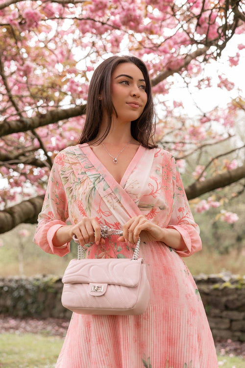 Carraig Donn Pink Quilted Shoulder Bag